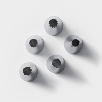 Набор кондитерский, 8 предметов: 5 насадок, адаптер, мешок, шпатель, насадки, цвет МИКС