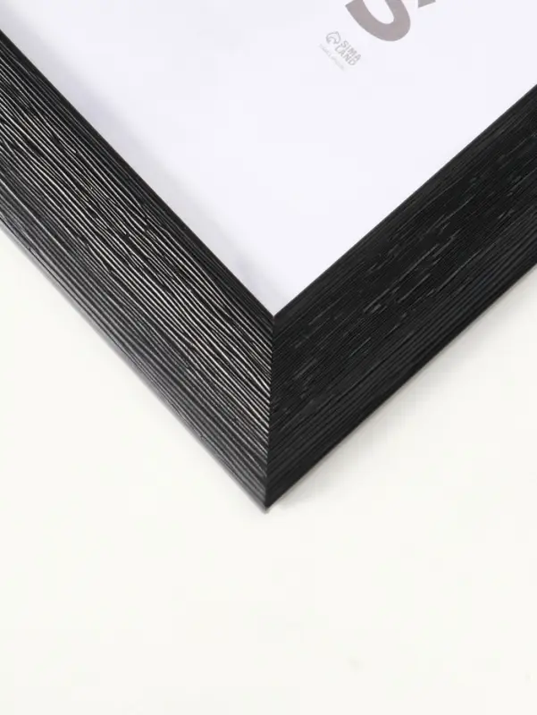 Фоторамка для фото 40х60 см "Luxe Elegance" пластик, чёрный, (пластик экран)