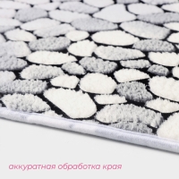 Коврик для ванной и туалета Доляна &laquo;Галька&raquo;, 40&times;60 см