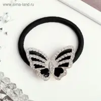 Резинка для волос "Онель" бабочка, 4 см, микс