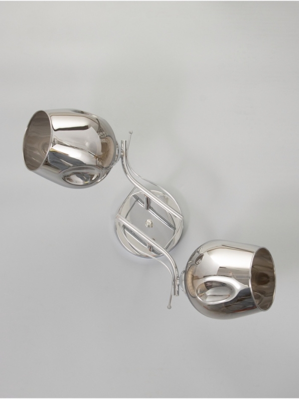 Люстра "Муза" 2х40Вт Е27 хром