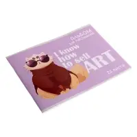 Альбом для рисования А4, 24 листа на скрепке &laquo;На стиле&raquo;, обложка мелованная бумага 120 г/м&sup2;, внутренний блок офсет 100 г/м&sup2;