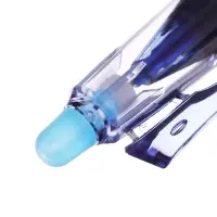 Ручка гелевая автомат СТИРАЕМЫЕ ЧЕРНИЛА, 0,5 мм, стержень синий, резин. держ., корпус Черный   10717