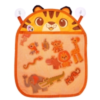 Игровой набор для ванной &laquo;Жители Африки&raquo;, сетка для хранения, игрушки