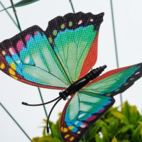 Набор штекеров "Бабочки с блестками" в наборе 20шт, 8,5см