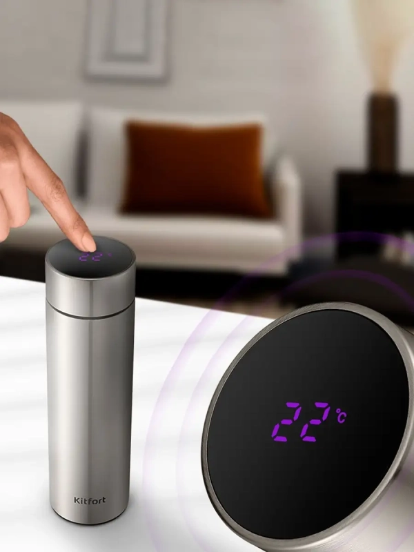 Термос для чая и кофе КТ-1221 - 0.5 л