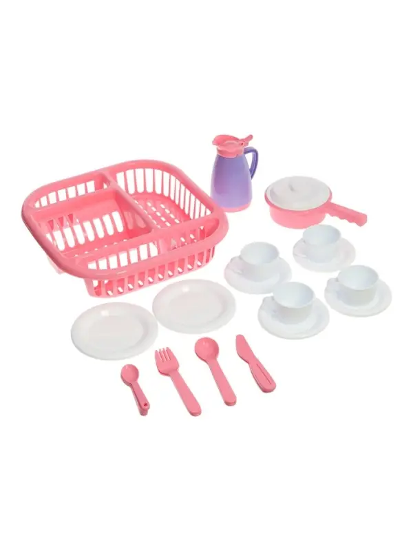 Набор детской посуды  с сушилкой на 4 персоны