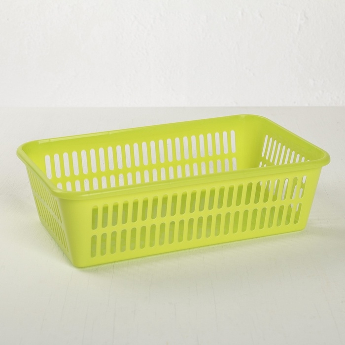 Корзина для хранения Полимербыт, пластик, 25&times;15&times;7 см, МИКС