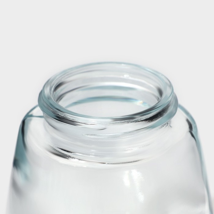 Набор баночек стеклянных для специй с пластмассовой крышкой Доляна &laquo;Отто&raquo;, 140 мл, 6,2&times;8,4 см