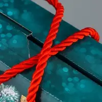 Коробка подарочная складная "МалаХит" 23 х 10 х 22 см