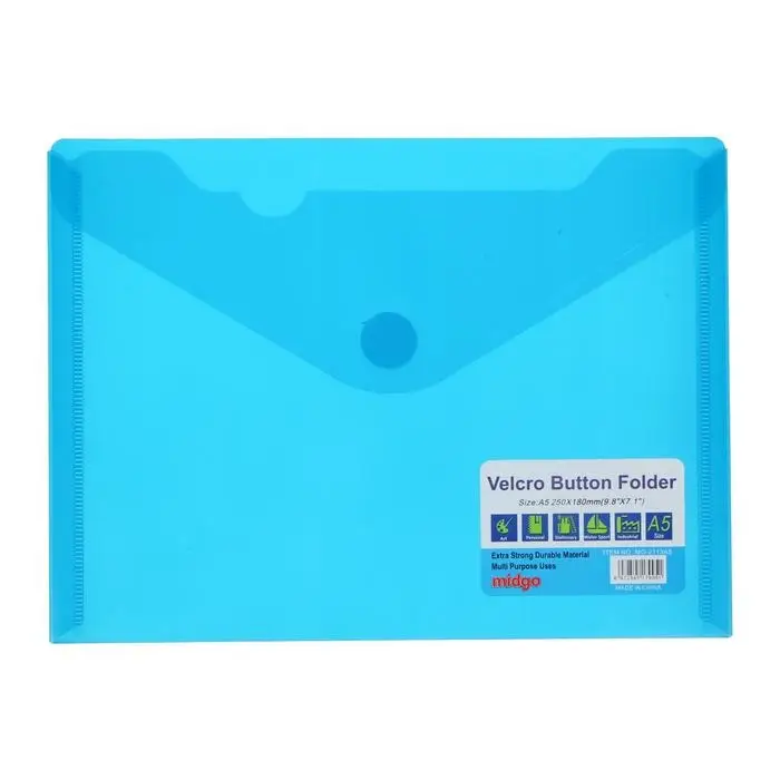 Папка А5 на липучке, МИКС