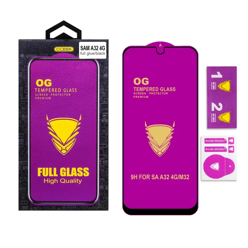 Защитное стекло Samsung A32/M32 4G OG 3D черное