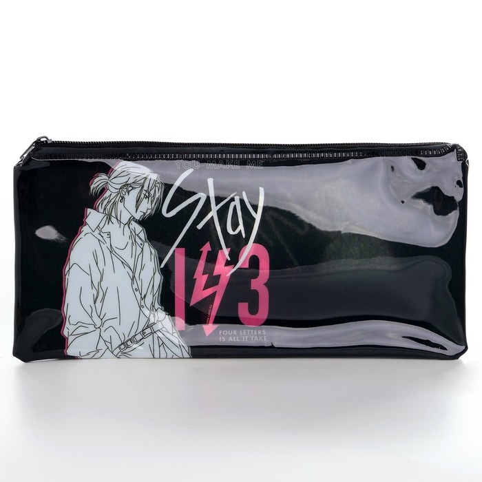 Пенал школьный мягкий плоский 9,5 х 20,5 ПВХ &laquo;1 сентября: Anime&raquo; МИКС