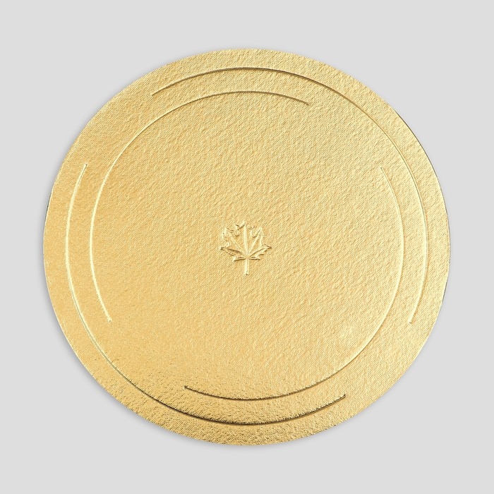 Подложка усиленная 34 см, золото-жемчуг, 3,2 мм