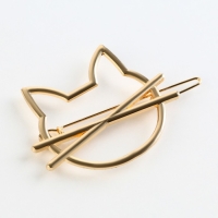 Заколка для волос &laquo;Cute cat&raquo;, 6 х 2 см