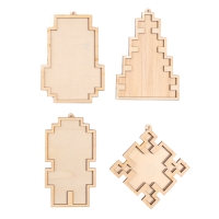 Набор для творчества &laquo;Ёлочная игрушка. Мозаика&raquo;, 4 шт.