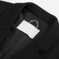 Цепочка для одежды, 0,9 &times; 10 см, 10 шт, цвет серебряный