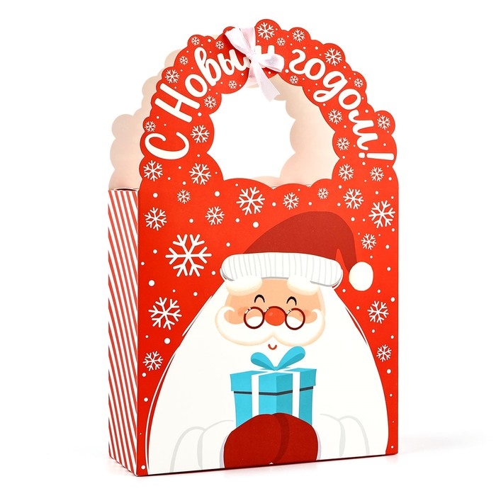 Коробка новогодняя складная &laquo;Подарок от Деда Мороза&raquo; 18.4 х 30.4 х 7.3 см, Новый год