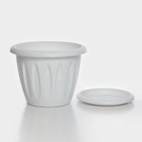 Горшок с поддоном &laquo;Фелиция&raquo;, 6,4 л, цвет мраморный