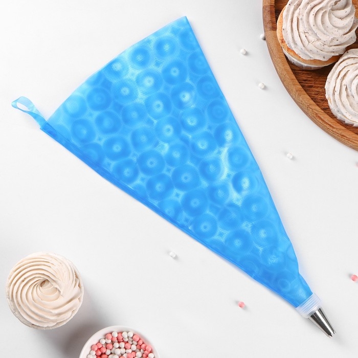 Набор кондитерский Доляна &laquo;Хоста&raquo;, 8 предметов: 6 насадок, адаптер, мешок кондитерский 31&times;17 см