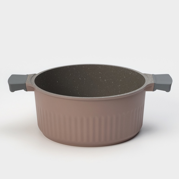 Кастрюля Stella, 4.2 л, d=25.5 см, h=12 см, стеклянная крышка