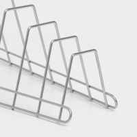 Подставка для крышек, 34&times;18&times;16 см, хром