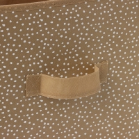 Короб для хранения Доляна Points, 27&times;27&times;27 см, цвет бежевый