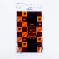 Скатерть одноразовая Happy birthday магия, 137&times;180см