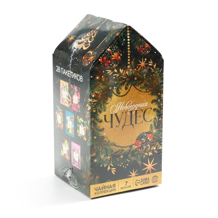 Новый год! Чай подарочный &laquo;Новогодних чудес&raquo;, 28 пакетиков х 1,8 г