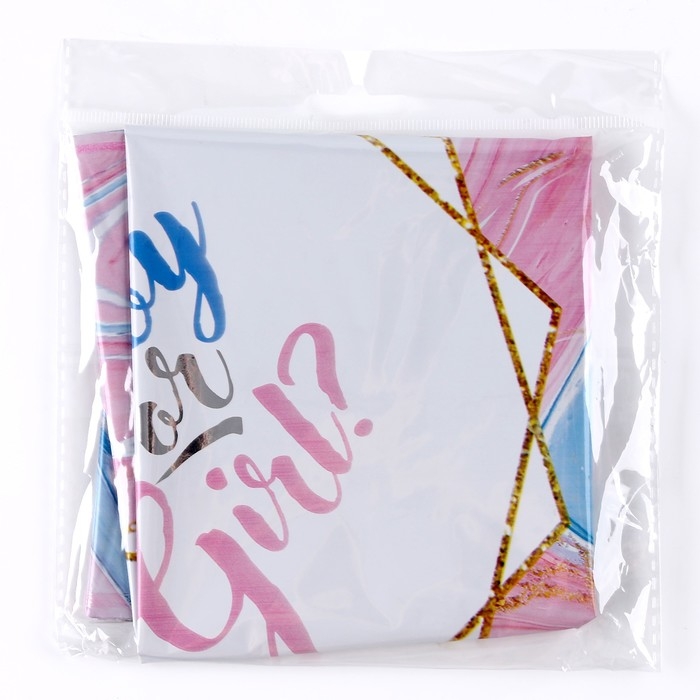 Воздушный шар фольгированный на гендер-пати 18" Boy or Girl?, круг