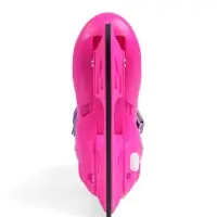 Коньки детские раздвижные BlackAqua, р. 30-33, для фитнеса, с роликовой платформой, мультиколор