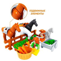 Конструктор Ферма &laquo;Конюшня&raquo;, 89 деталей