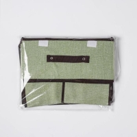 Короб стеллажный для хранения с двойной крышкой &laquo;Тэри&raquo;, 36&times;25&times;16 см, цвет зелёный