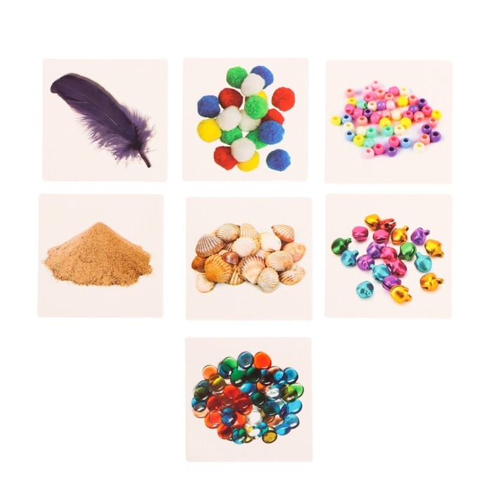 Развивающий набор &laquo;Тактильные мешочки&raquo;, 14 мешочков, ищем парочки