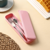 Футляр для столовых приборов Доляна, 21&times;5,5&times;2,2 см, цвет МИКС