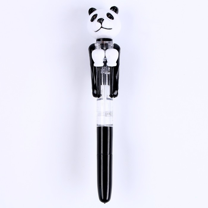 Прикол ручка &laquo;Панда&raquo;, боксёр, светятся глаза