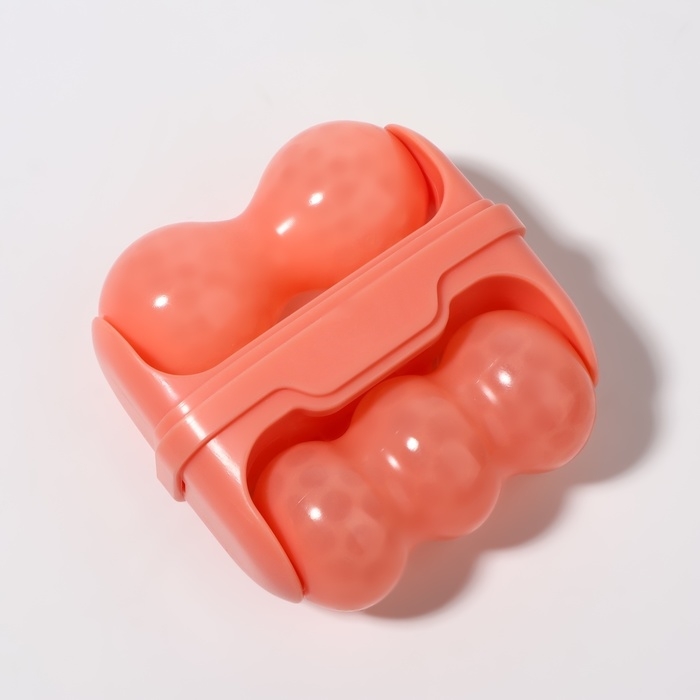 Криомассажёр для лица 2 в 1, 10 &times; 8 см, цвет бежевый