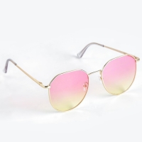 Очки солнцезащитные "OneSun", дужка 13 см, ширина 13 см, линза 4.5 х 5 см, двухцветные