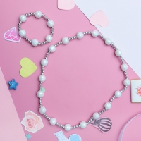 Набор детский &laquo;Выбражулька&raquo; 2 предмета: бусы, браслет, жемчужинки