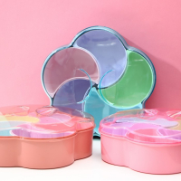 Менажница с крышкой &laquo;Барокко&raquo;, 26&times;25&times;7 см, 5 съёмных ячеек, цвет МИКС