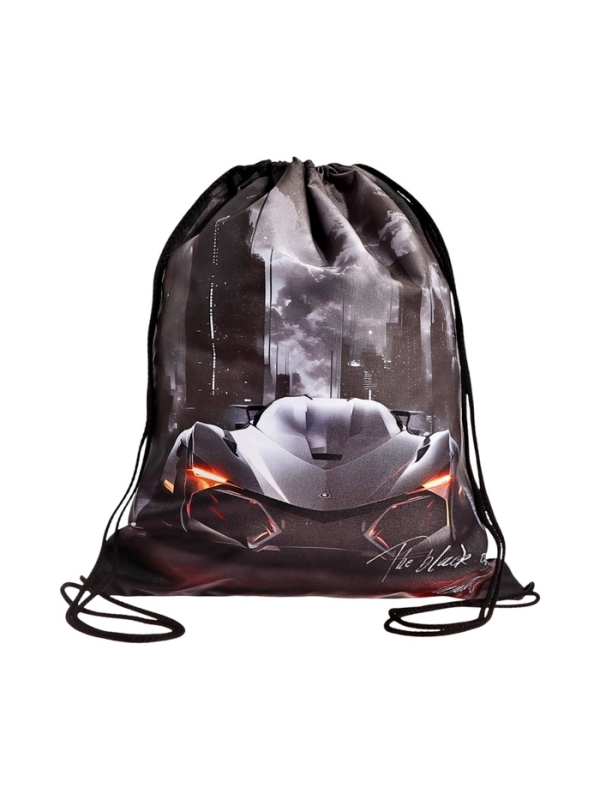 Мешок для обуви, 435&times;360 мм, Stavia (плотность 600D) &laquo;Машина + небоскребы&raquo;