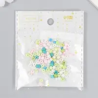 Бисер стекло 6/0 - 15/0 "Ассорти мороженое" d=1,5-4 мм, н-р 10гр