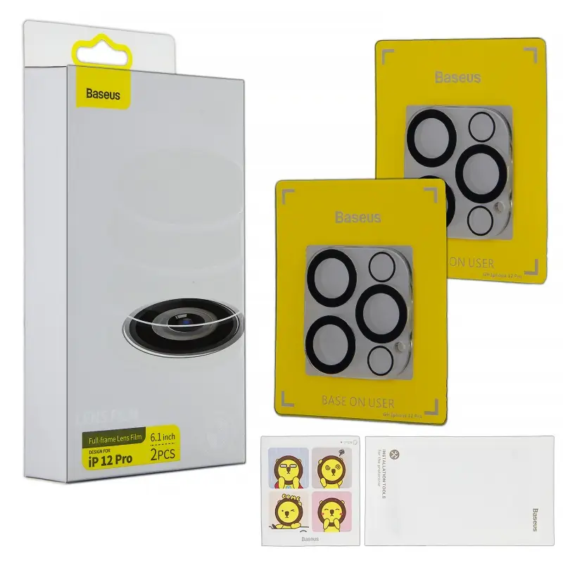 Защитное стекло для камеры iPh 12 Pro 2 шт Baseus