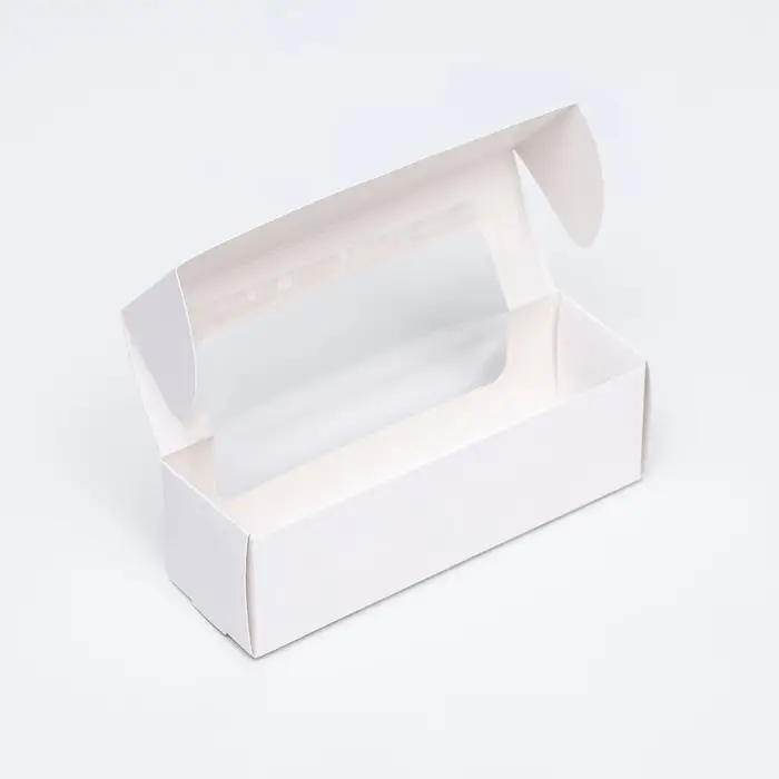 Кондитерская упаковка, белая, 16&times;5&times;5 см