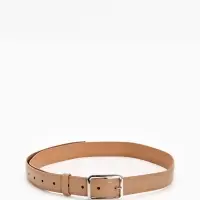 Ремень жен 05-01-02-01, Июнь2505, 3*0,3*110 см, без винта, пряж мат металл, 1 прокол, бежев   109031