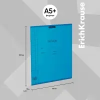 Тетрадь 24 листа в клетку, ErichKrause &laquo;Классика CoverPrо Vivid&raquo;, в клетку, пластиковая обложка, синяя