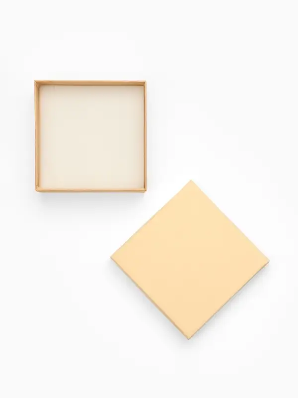 Коробочка подарочная под набор "Нежность", 9*9 см, цвет бежевый