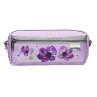 Пенал мягкий, 2 отделения, объёмный, 100 х 210 х 50 мм, ErichKrause Pastel Bloom, 61947