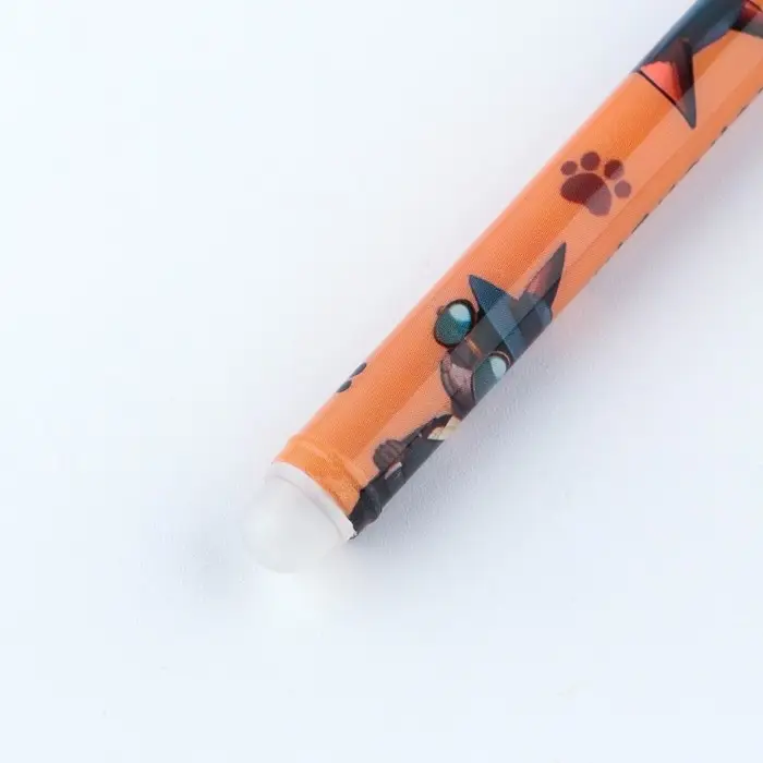 Ручка пластик пиши-стирай с колпачком &laquo;Шпионская ручка&raquo;, синяя паста, гелевая 0,5 мм