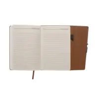 Ежедневник недатированный формат А5, с клапаном, 96л, линия, пвх, Серый